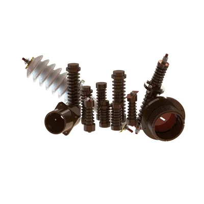 Isoladores de suporte e buchas de passagem Sarel em porcelana e resina epóxi para painéis e cubículos de média tensão 5kV a 36kV